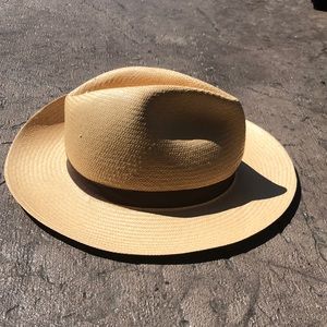 Pantropic Mens Classic Straw Fedora